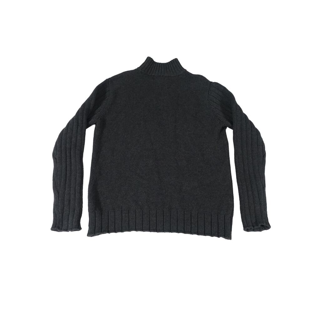 Ralph Lauren Polo Jeans Vintage Knit 1/4 Zip Mock Pullover Sweater Men's Medium - Picture 8 of 8